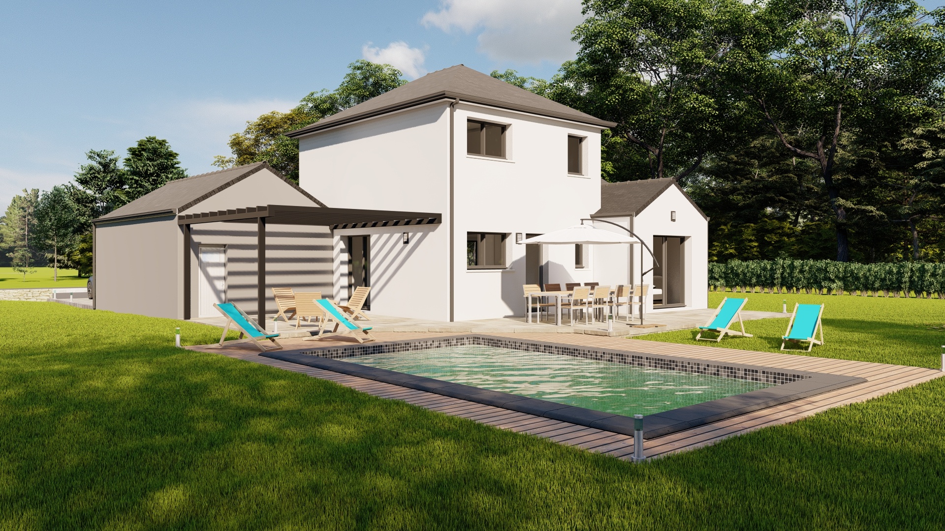 Maison contemporaine à Carquefou