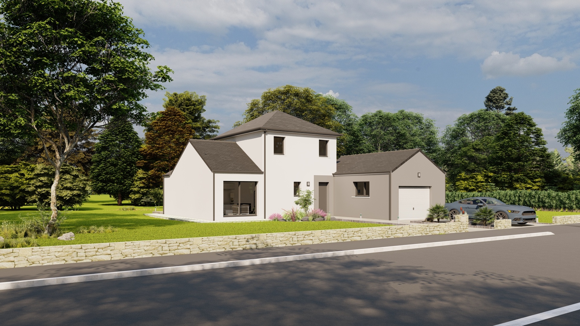 Maison contemporaine à Carquefou