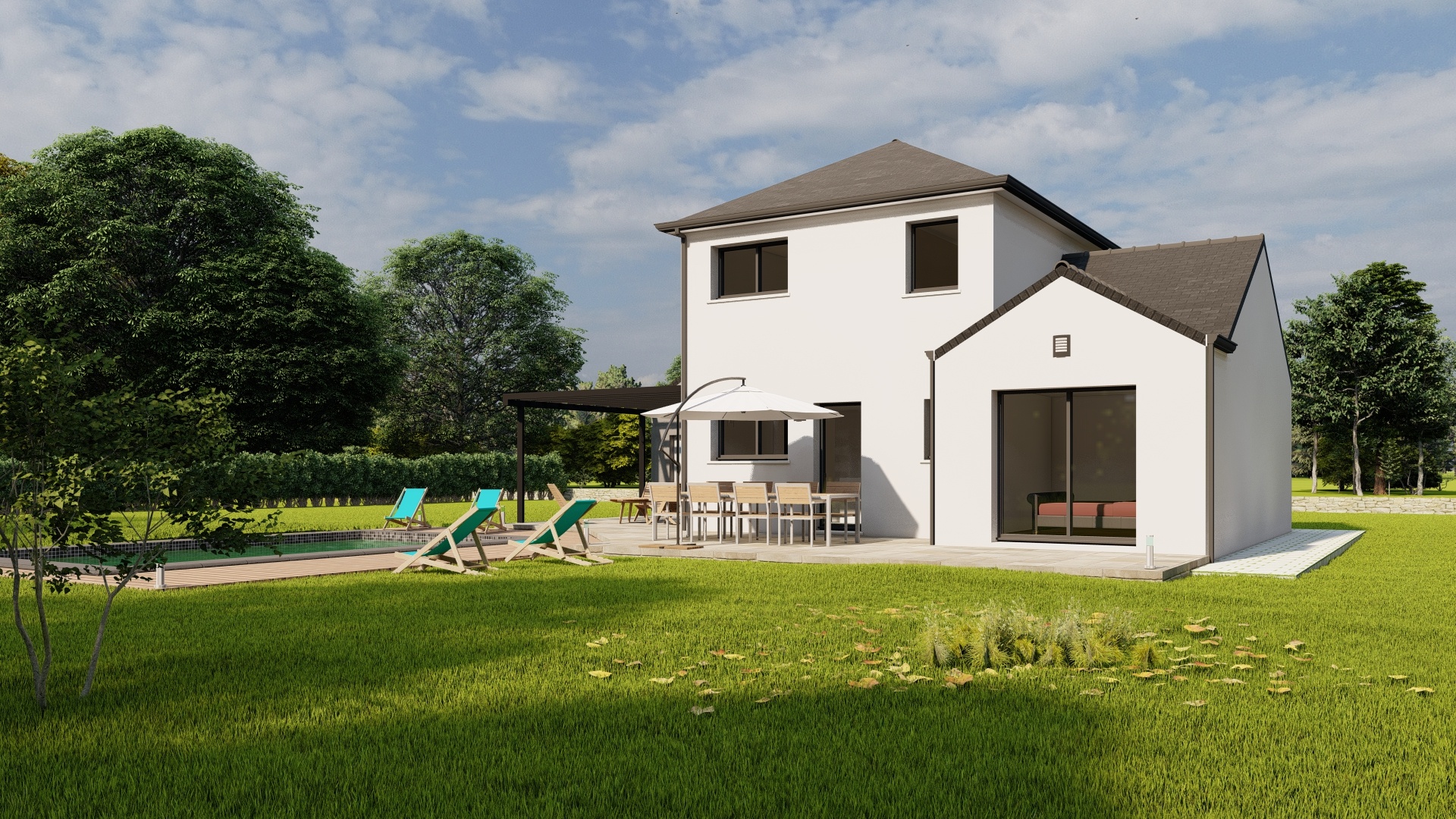 Maison contemporaine à Carquefou
