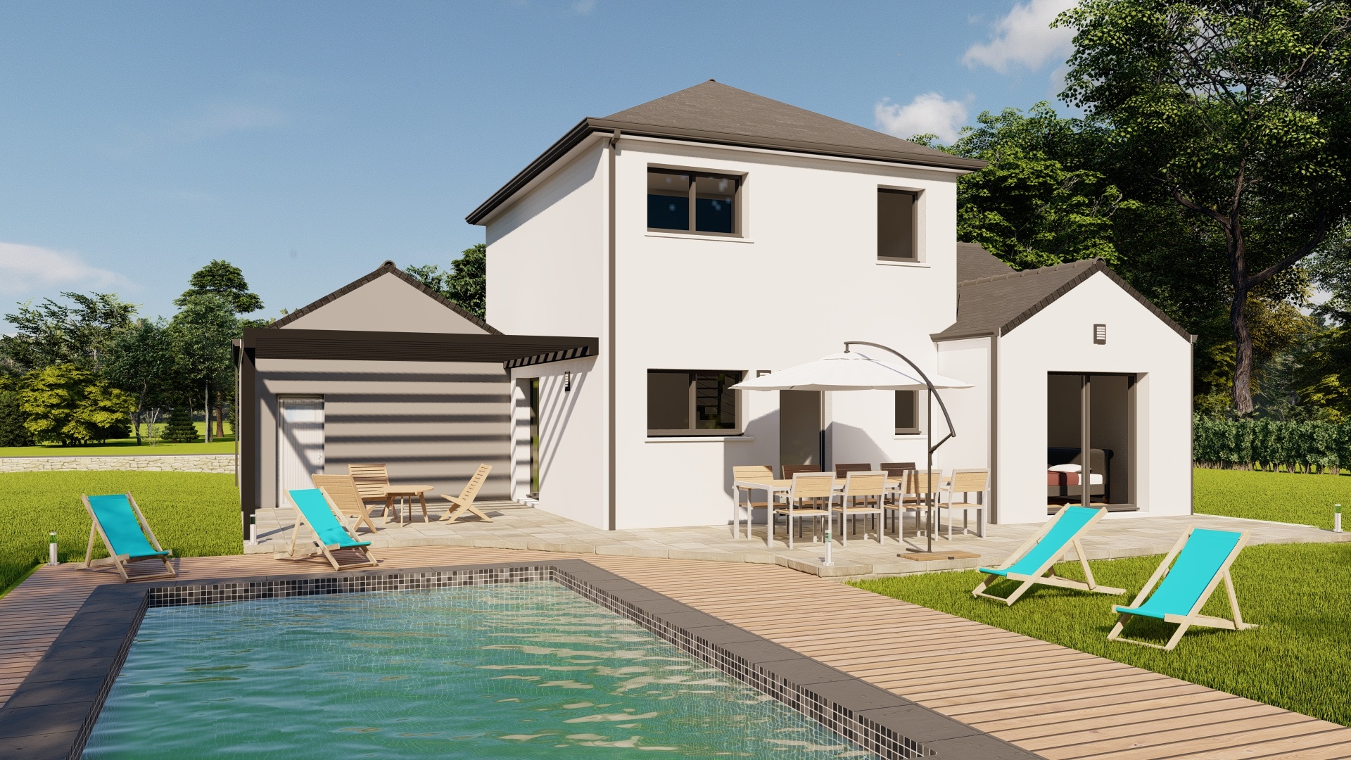 Maison contemporaine à Carquefou