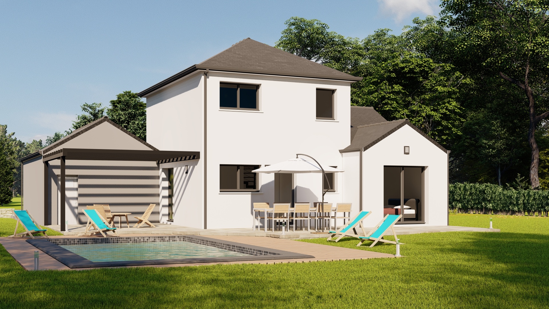 Maison contemporaine à Carquefou