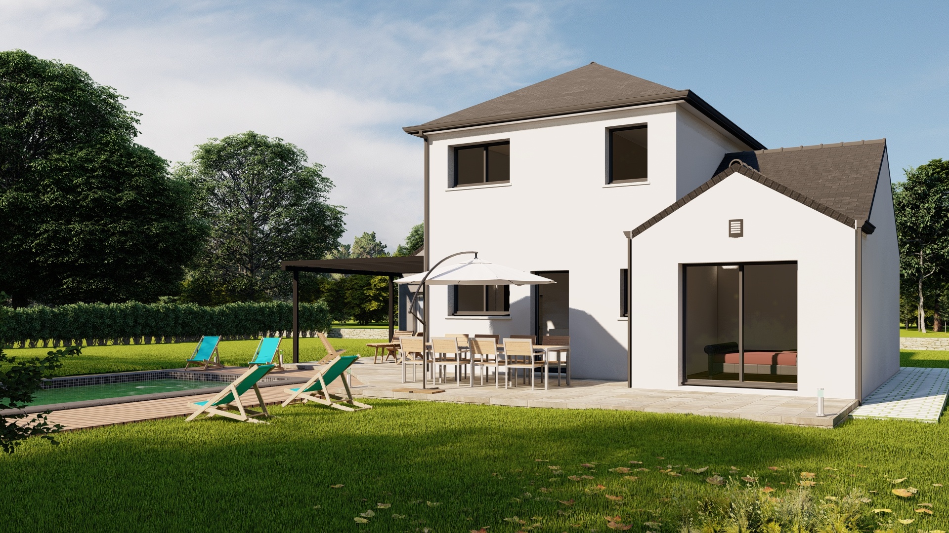 Maison contemporaine à Carquefou