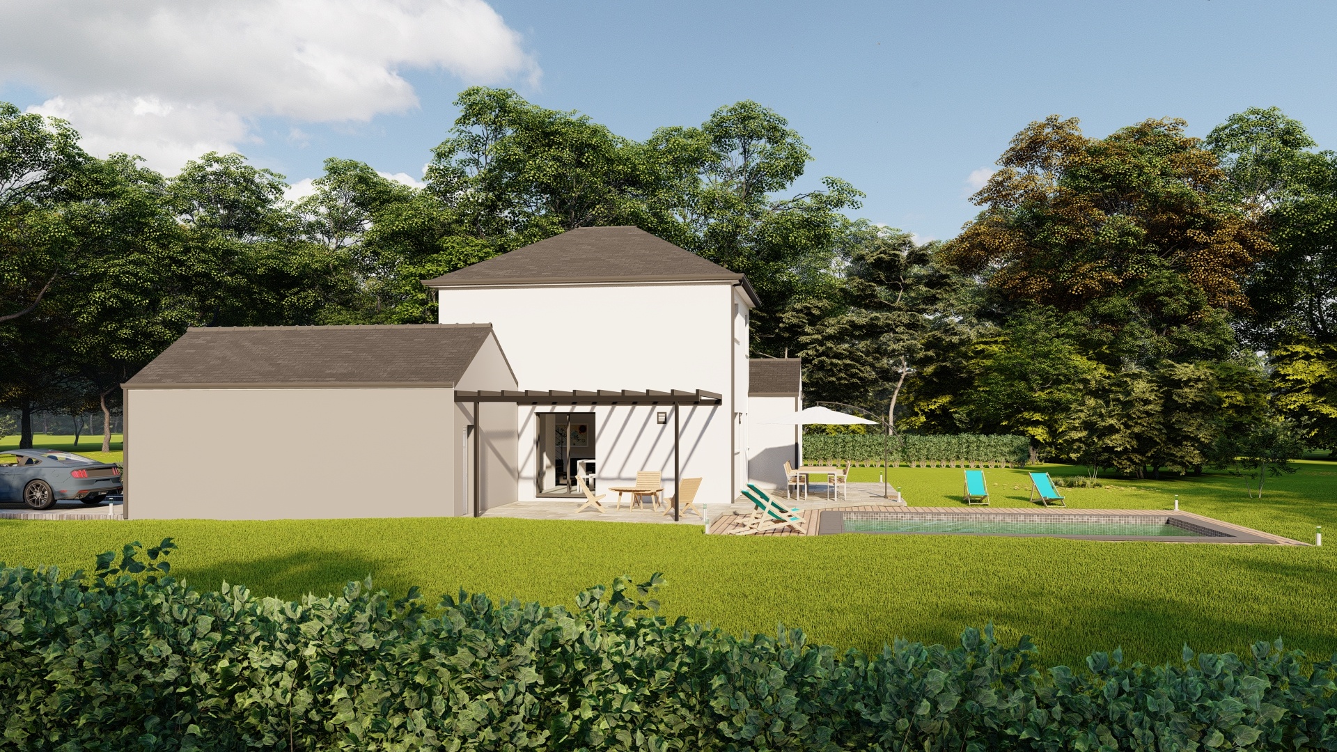 Maison contemporaine à Carquefou
