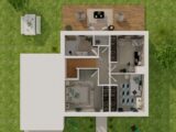 Etage GA 3 ch Trendy  Maisons Tradilignes