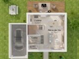 Etage GA 3 ch Design  Maisons Tradilignes