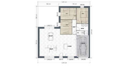 Galerne 3 FP RE20  - Maisons Tradilignes