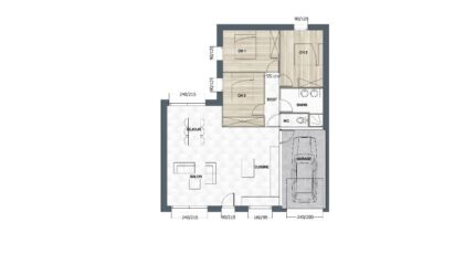 Galerne 2 Tuile RE20  - Maisons Tradilignes