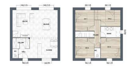 Solaire 2 FP RE20  - Maisons Tradilignes