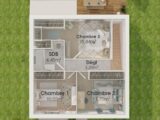 Etage GI 3 ch Design  Maisons Tradilignes
