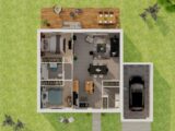 Plain-pied GA 2 ch Trendy  Maisons Tradilignes