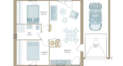 Flexi PP GA 50 2CH  - Maisons Tradilignes