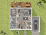 Plain-pied GA 2 ch Trendy  Maisons Tradilignes