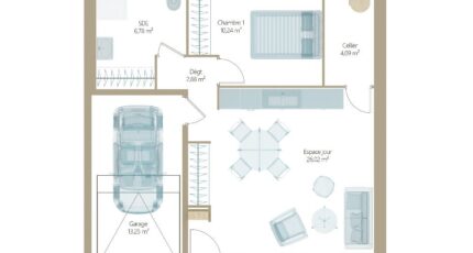 Flexi PP GI 50 1CH  - Maisons Tradilignes
