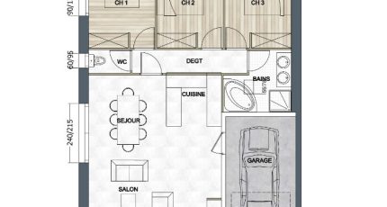 Bora 2 FP RE20  - Maisons Tradilignes