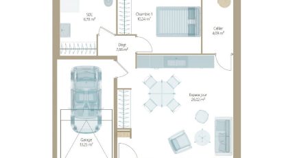 Flexi PP GI 50 1CH  - Maisons Tradilignes