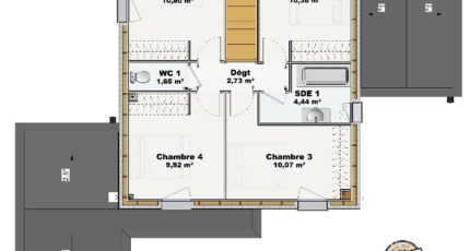 Canopée 120 GI Sud  - Maisons Tradilignes