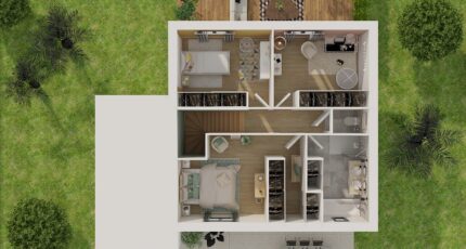 Etage GA 4 ch Trendy 32155-4586modele820210624TCBSc.jpeg - Maisons Tradilignes