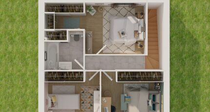 Etage GI 3 ch Trendy 32152-4586modele820210624gk0cJ.jpeg - Maisons Tradilignes