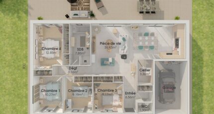 Plain-pied GI 4 ch Trendy 32151-4586modele820210624Hy7uA.jpeg - Maisons Tradilignes