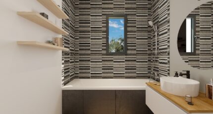 Plain-pied GI 2 ch Design 31956-4586modele620210624QXQLV.jpeg - Maisons Tradilignes