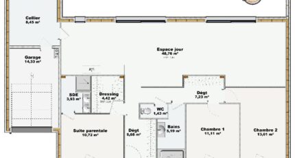 Loft 120 Sud 40522-4586modele10202503210C6mK.jpeg - Maisons Tradilignes