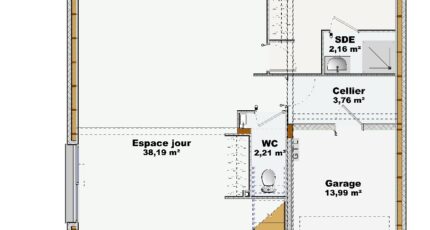 Naturelle 97 GI Sud 41171-4586modele820250606qGBNG.jpeg - Maisons Tradilignes
